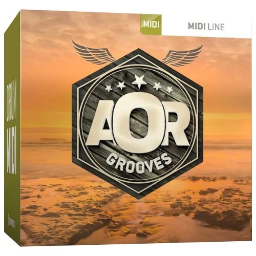 Toontrack Drum MIDI AOR Grooves interface
