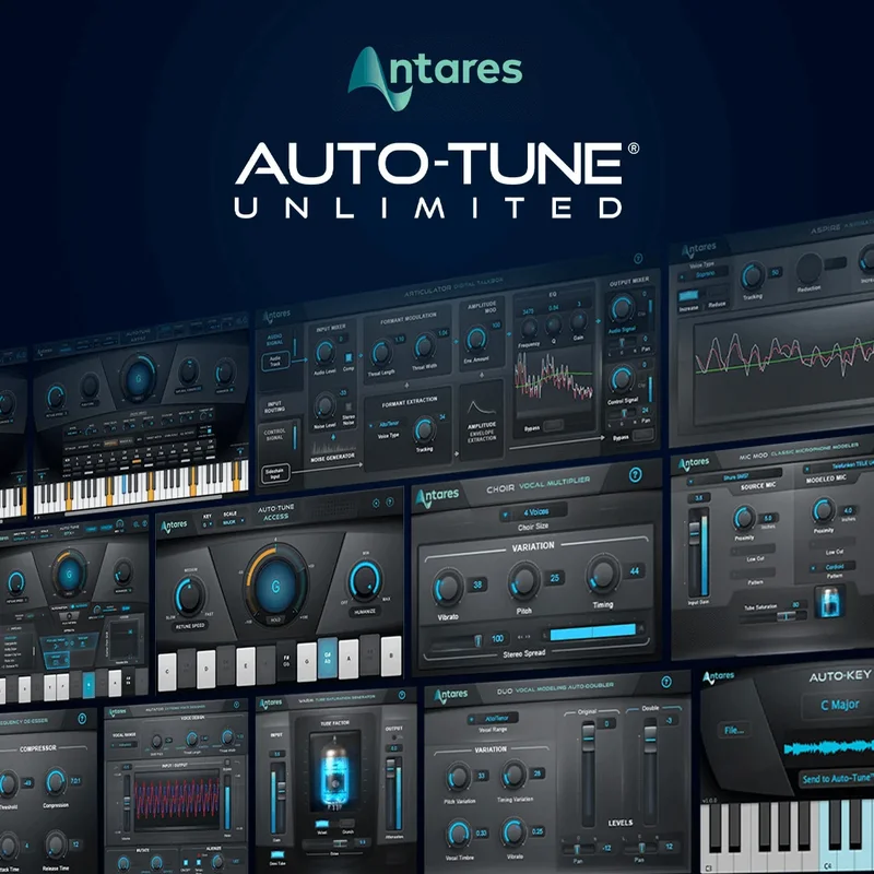 Antares AutoTune Unlimited 1-Year Subscription interface