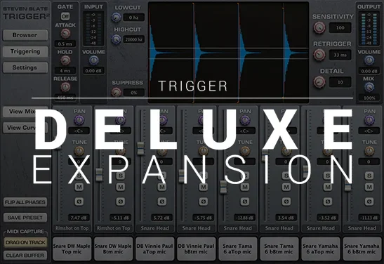 Steven Slate Drums Deluxe Expansion for Trigger interface