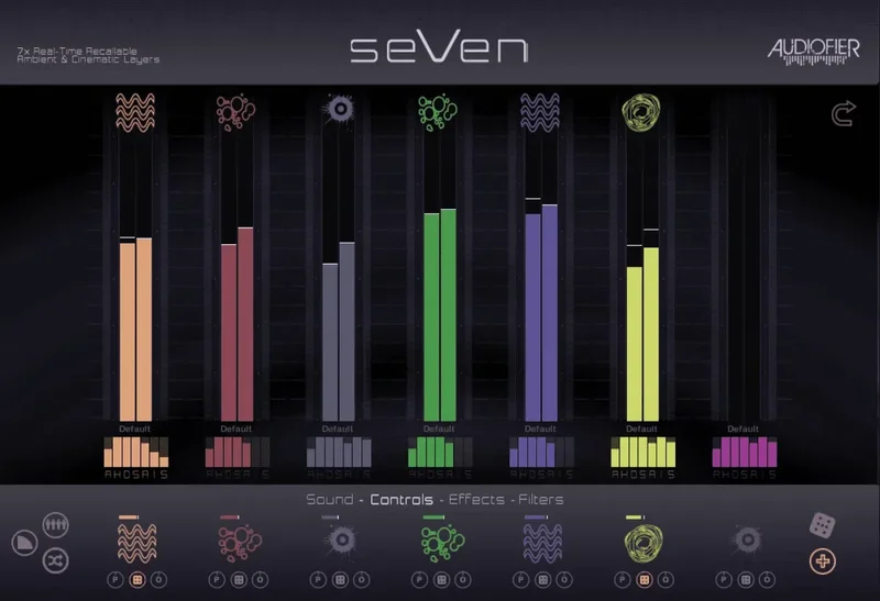Audiofier Seven interface