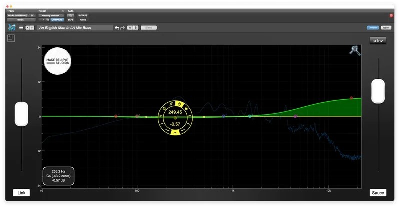 Make Believe MBEQ interface