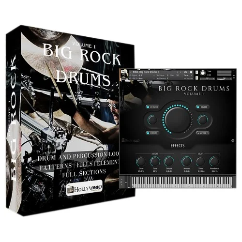Hollywood Audio Design Big Rock Drums 1 interface