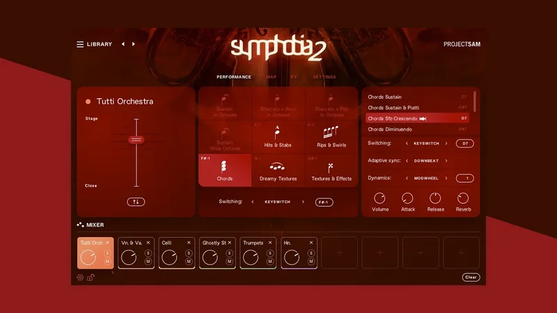 Symphobia 2 interface