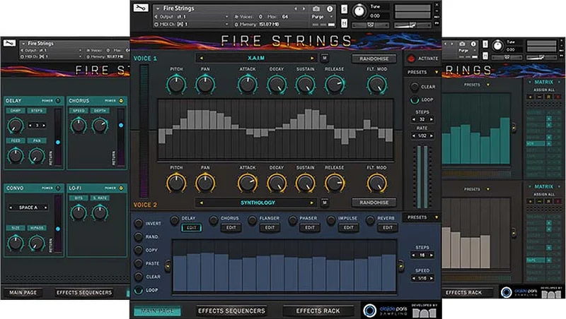 Loot Audio Fire Strings interface