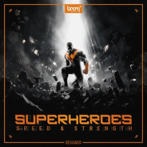 BOOM Library Superheroes - Speed & Strength - Designed interface
