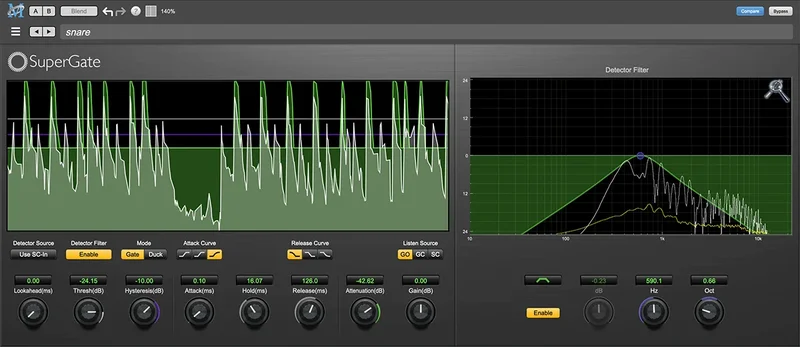 Metric Halo Super Gate v4 interface