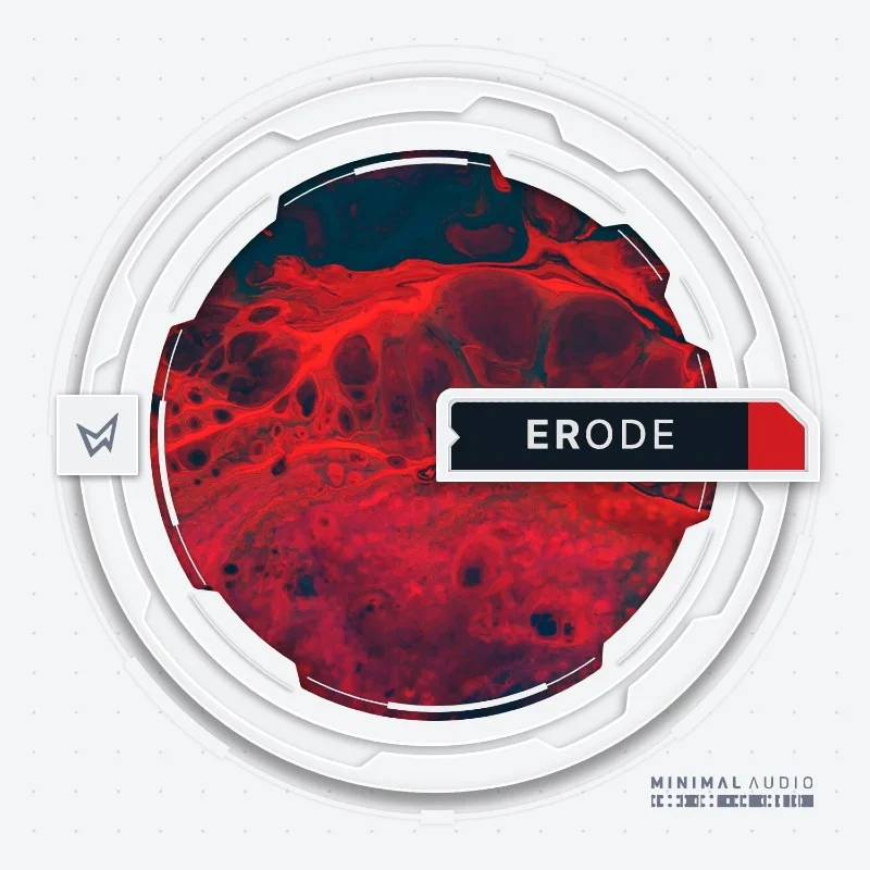Minimal Audio Erode interface