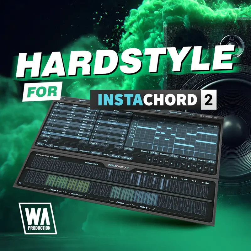 W. A. Production Hardstyle for InstaChord 2 interface
