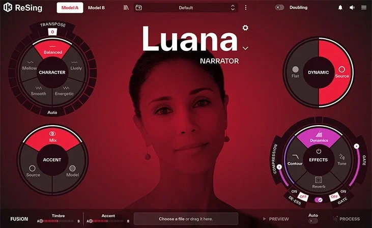 IK Multimedia ReSing Voices Brazilian Pack interface
