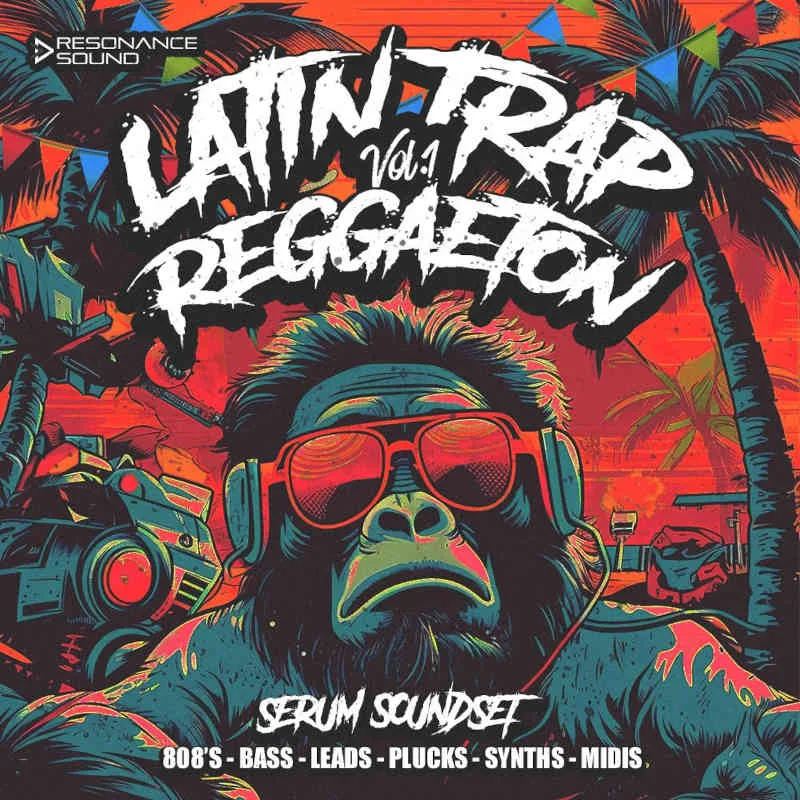 Resonance Sound Latin Trap & Reggaeton Vol.1 for Serum interface