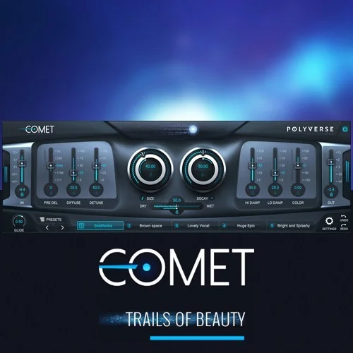 Polyverse Music Comet interface