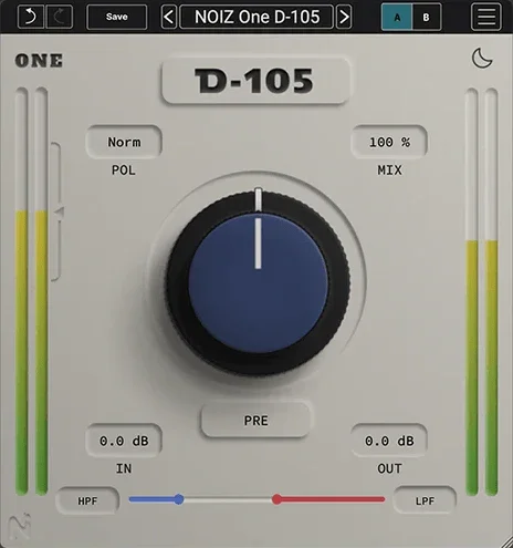 KIT Plugins Noiz One Series D-105 interface