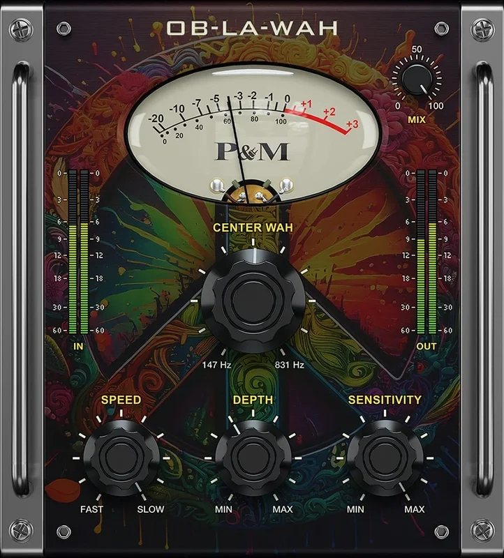 Plug and Mix Ob La Wah interface