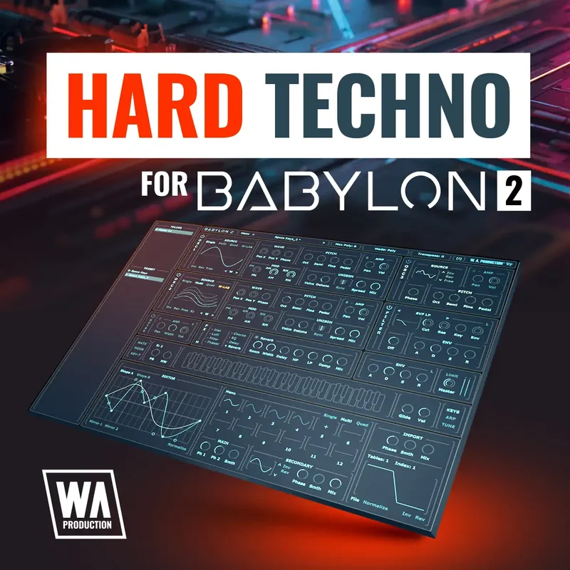 W. A. Production Hard Techno for Babylon 2 interface