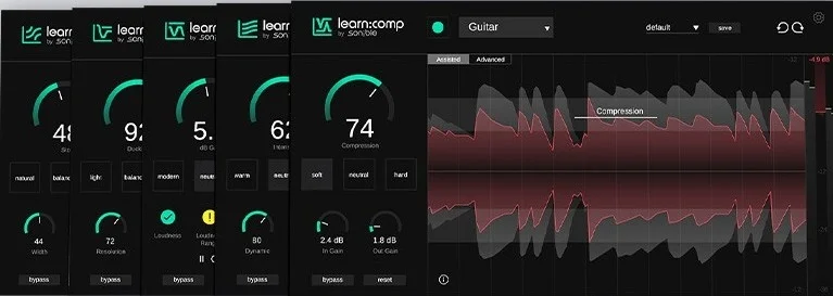 Sonible learn:bundle interface