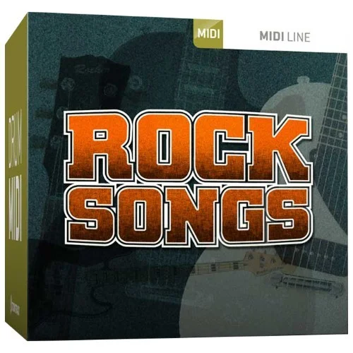 Toontrack Drum MIDI Rock Songs interface