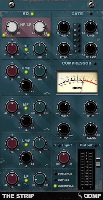 DDMF TheStrip interface