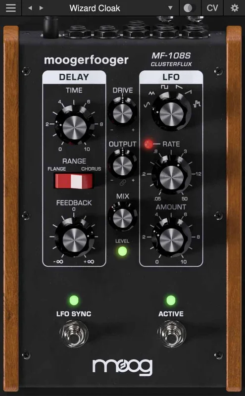 Moog Moogerfooger MF-108S Cluster Flux interface