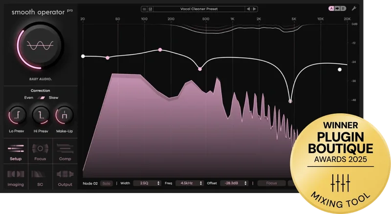 Baby Audio Smooth Operator Pro Upgrade from Smooth Operator interface