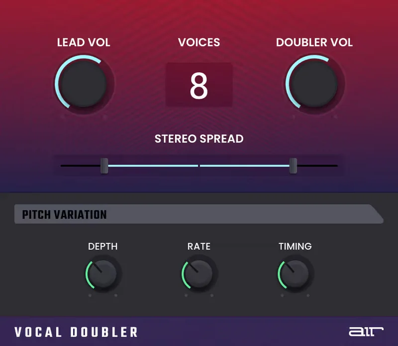 AIR Music Technology Vocal Doubler interface