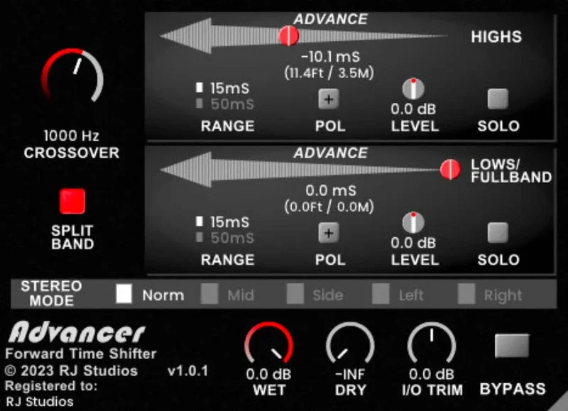 Raising Jake Studios Advancer interface