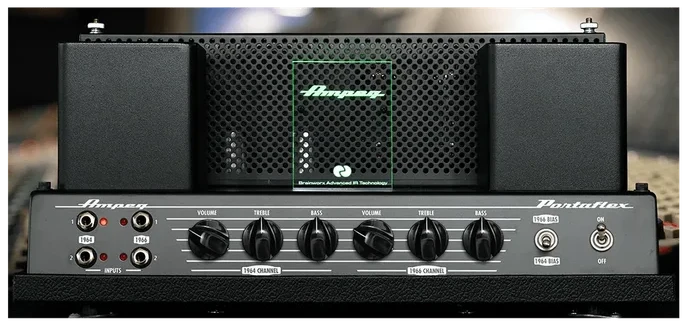 Universal Audio Ampeg B-15N Bass Amplifier interface