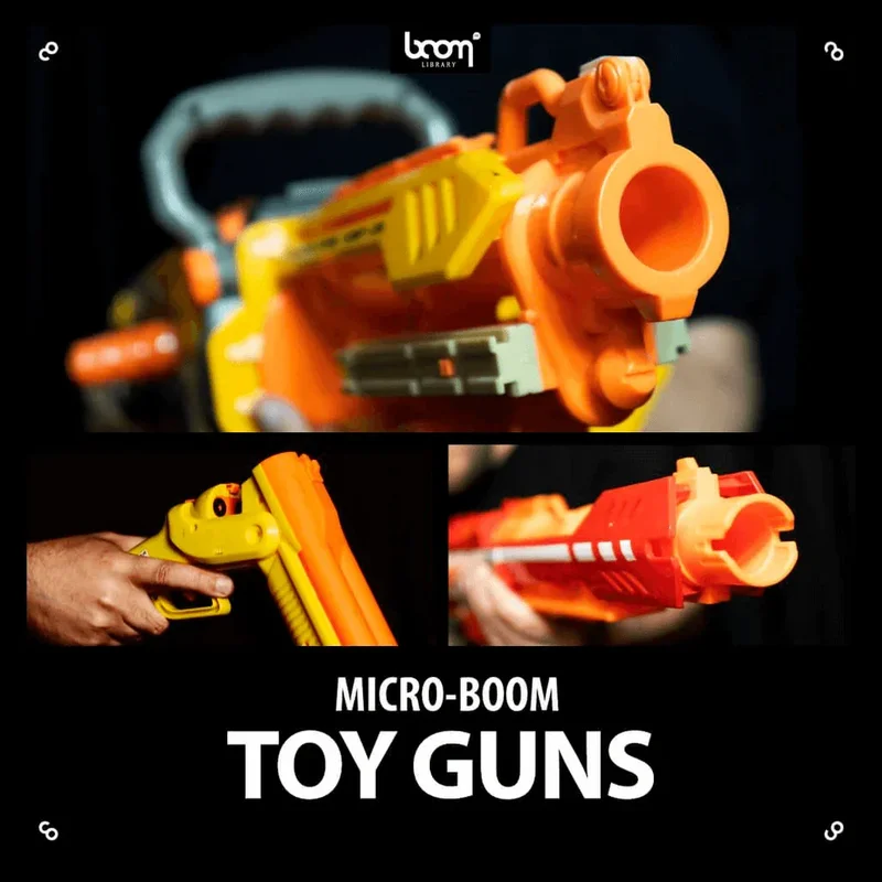BOOM Library Toy Guns interface