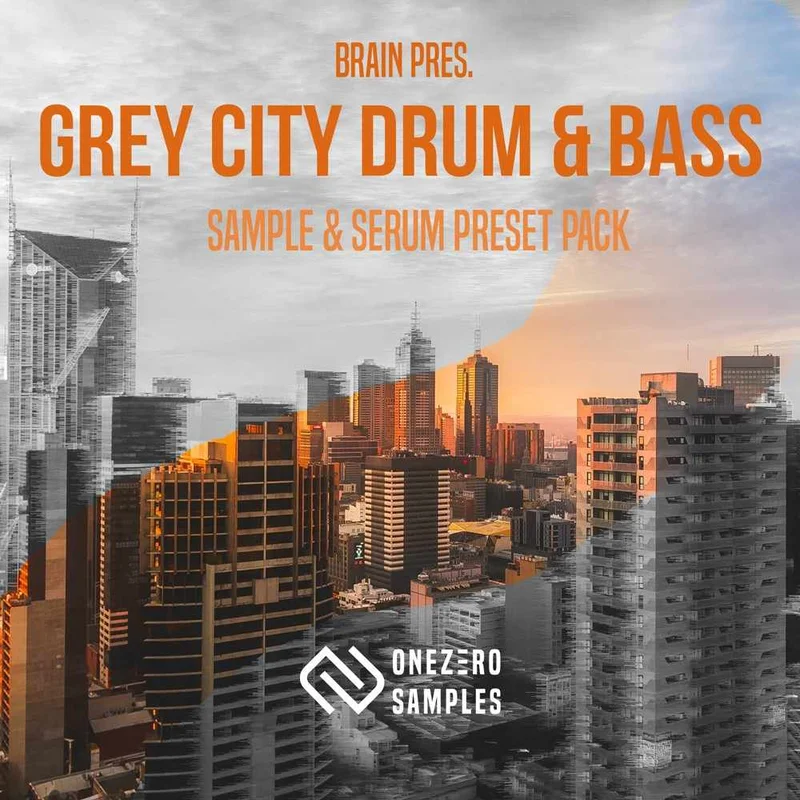 OneZero Samples Brain - Grey City Drum & Bass interface