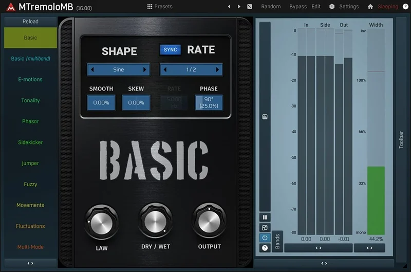MeldaProduction MTremoloMB interface