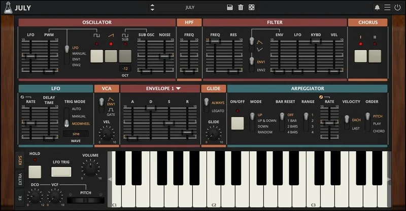 AudioThing JUNE interface