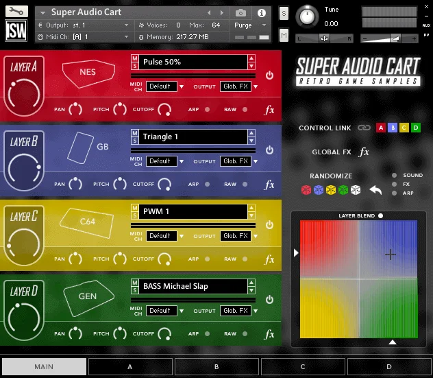 Impact Soundworks Super Audio Cart interface