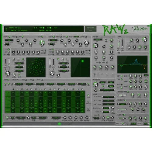Rob Papen RAW-2 Upgrade interface