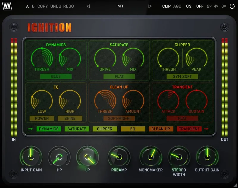 W. A. Production Ignition interface