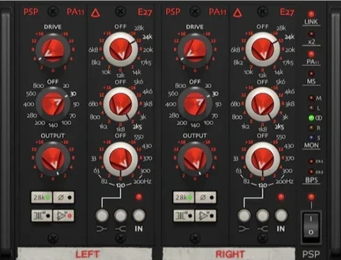PSP Audioware E27 EQ interface