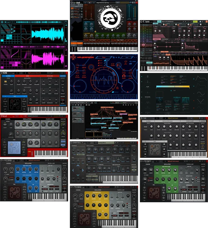 Tracktion Studio Content Bundle interface