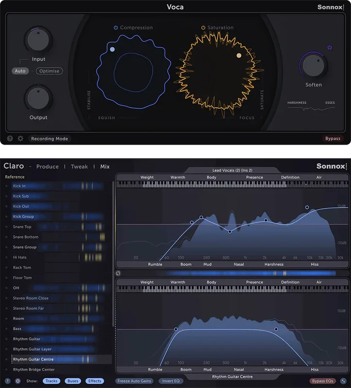 Sonnox Singer-Songwriter Bundle (Native) interface