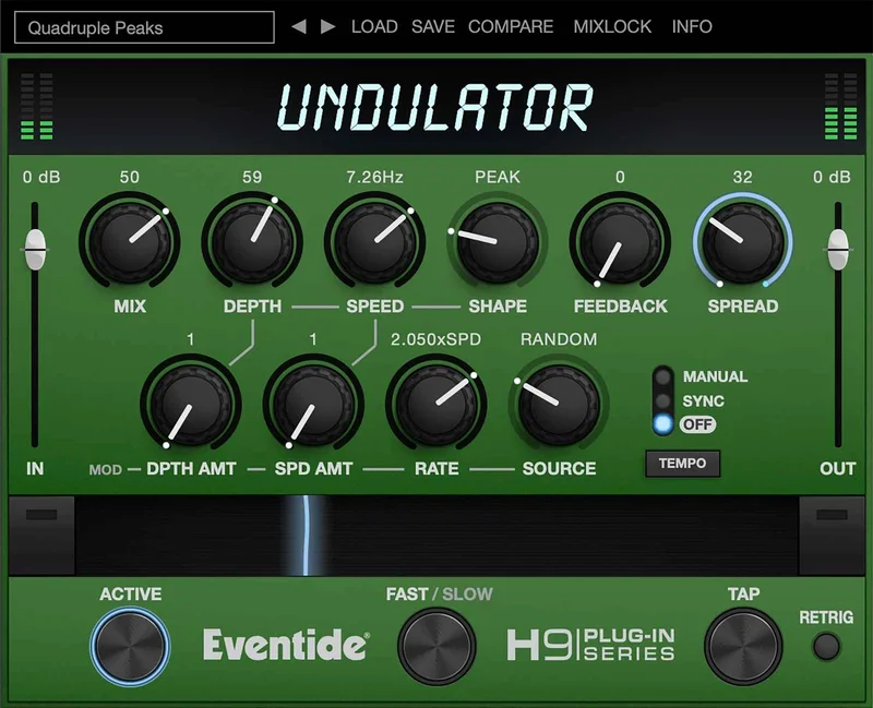Eventide Undulator interface