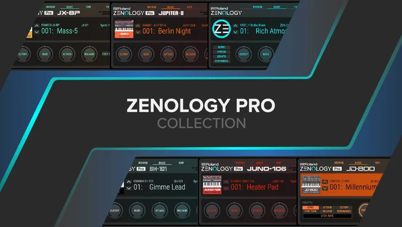 Roland ZENOLOGY PRO Collection interface