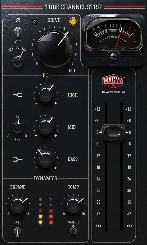 Waves Magma Tube Channel Strip interface
