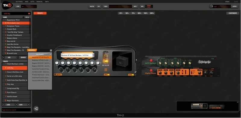Overloud TH-U Premium Upgrade from TH-U Edition (Rock interface