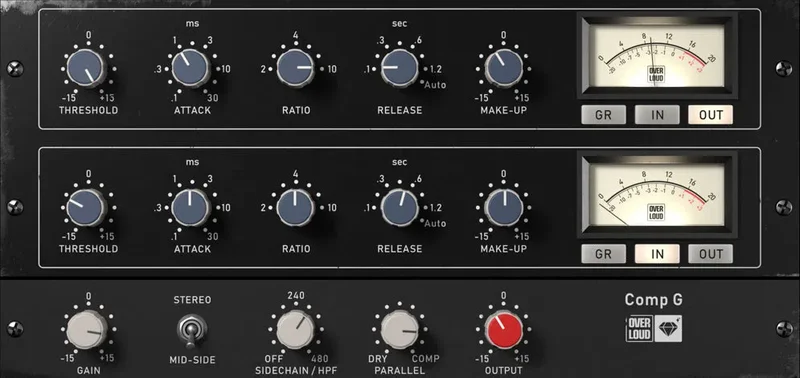 Overloud GEM Comp G interface