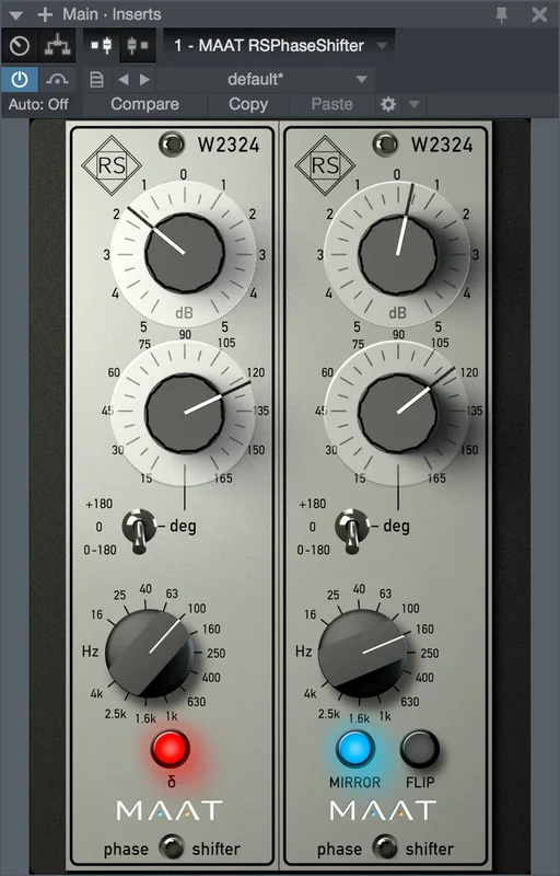MAAT RSPhaseShifter interface