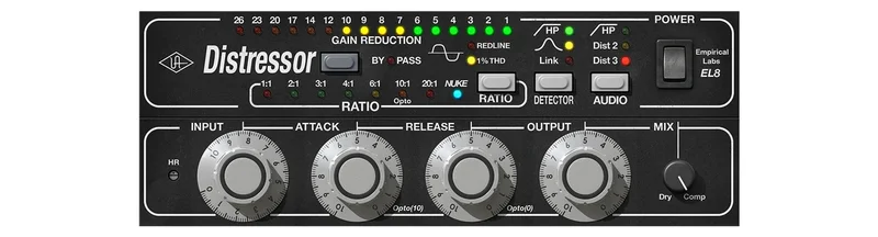 Universal Audio UAD Empirical Labs EL8 Distressor Comp interface