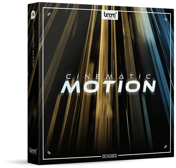 BOOM Library: Cinematic Motion - Designed interface