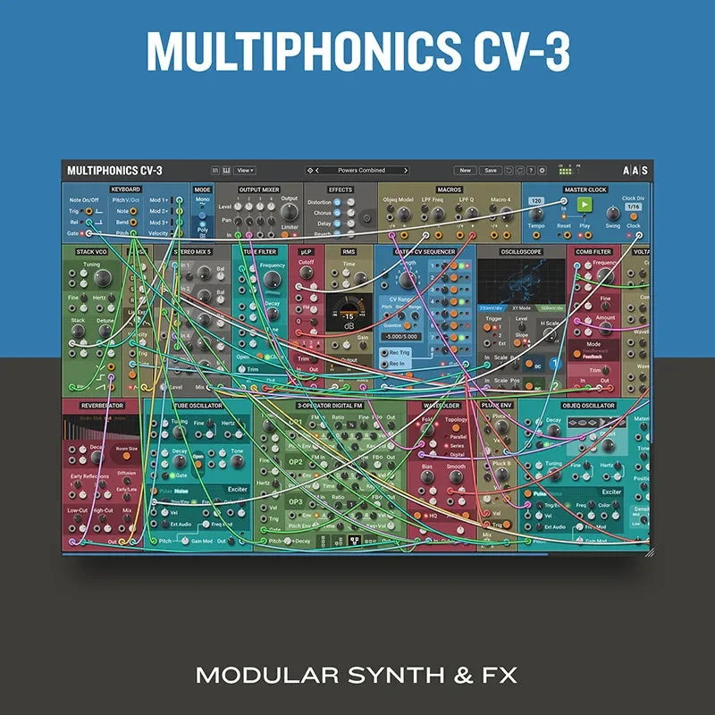 Applied Acoustics Multiphonics CV-3 Upgrade interface