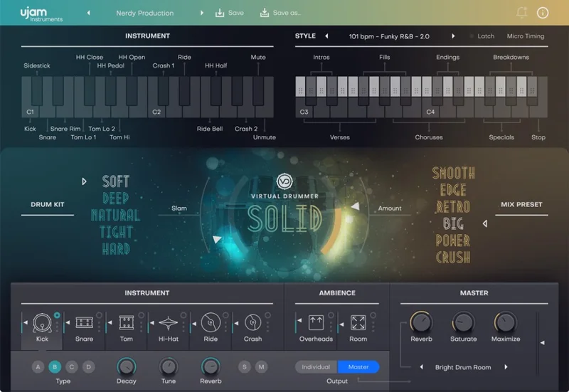 ujam SOLID 2 Crossgrade from any paid UJAM product interface