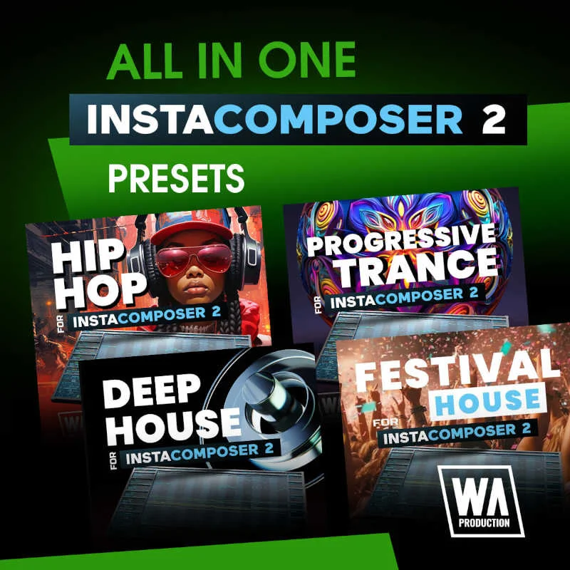 W. A. Production All in One: InstaComposer 2 Presets interface
