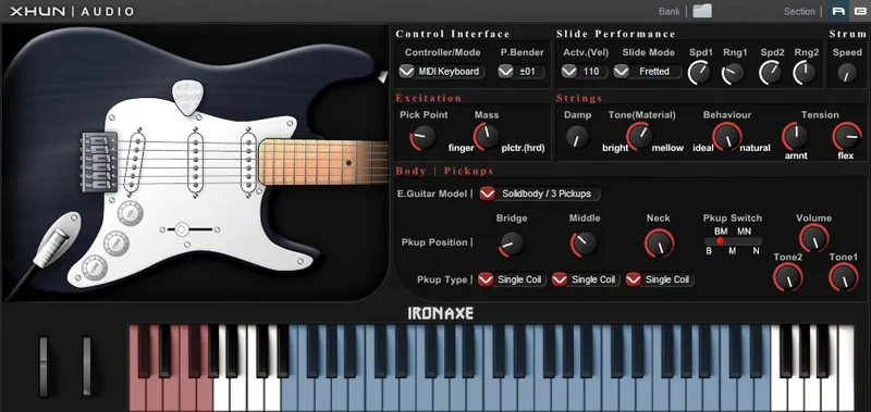 XHUN Audio Xhun IronAxe interface