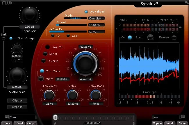 Flux Syrah v3 interface