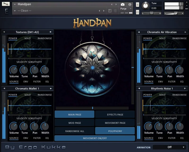 Loot Audio Handpan interface